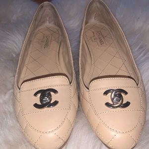 Chanel slip on shoes size 39